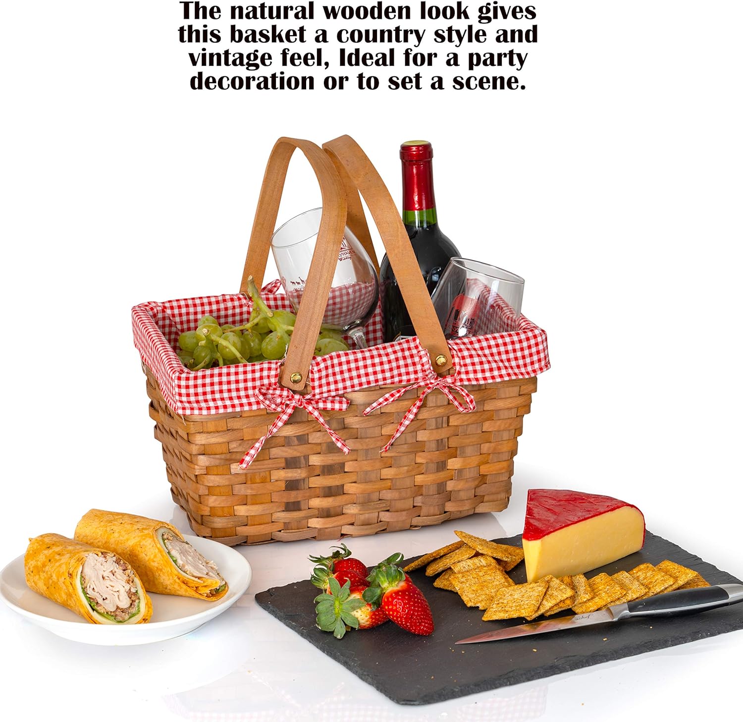 Picnic Basket, Basket with Handles, Picnic Basket with Lining, Picnic Basket with Handles Picnic Basket, Basket with Handles, Picnic Basket with Lining, Picnic Basket with Handles